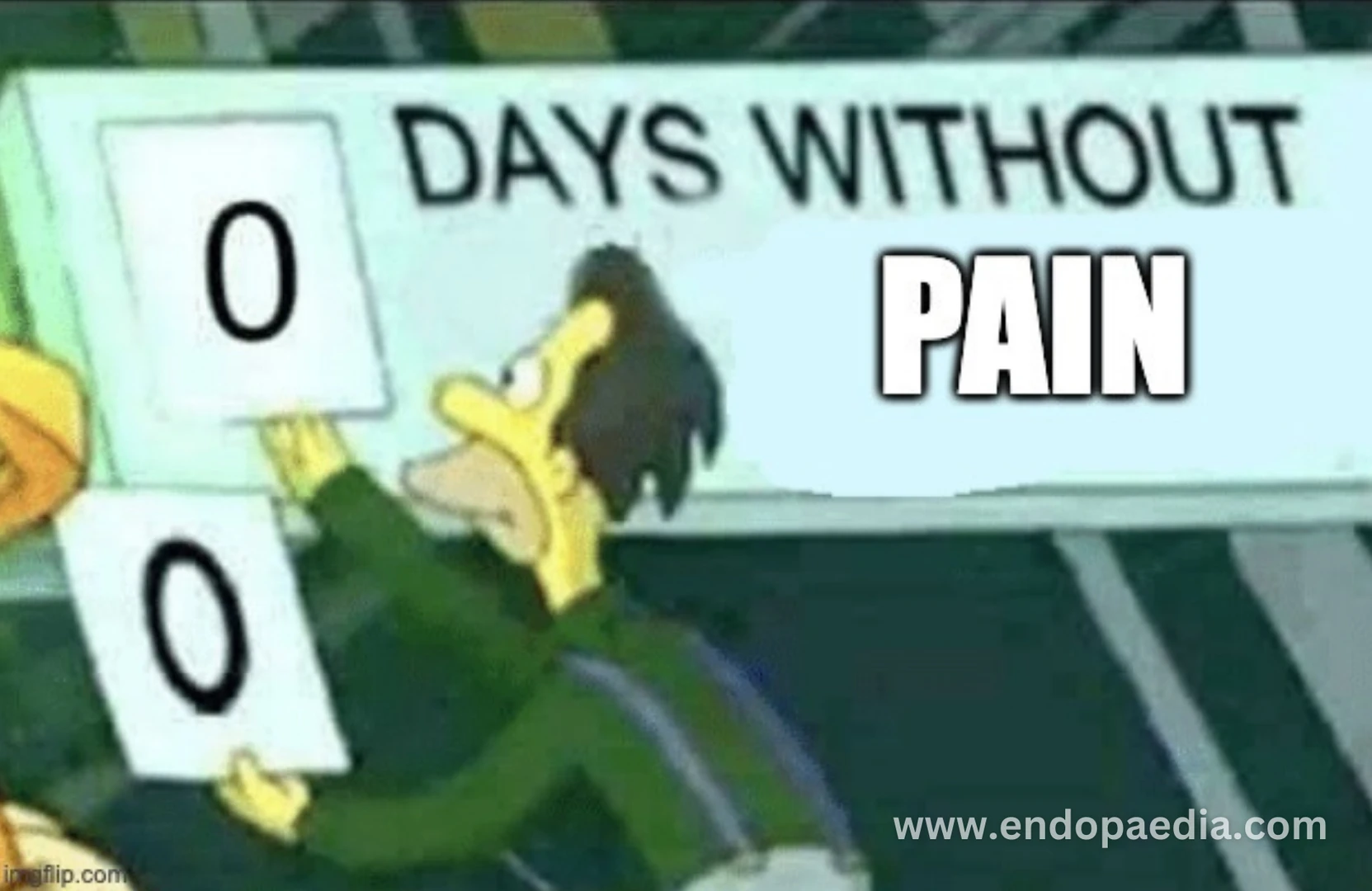 Endo Meme: 0 days without pain